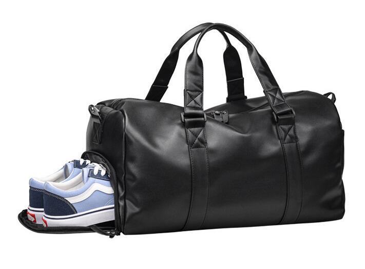 PUレザーボストンバッグ ショルダーバッグ 旅行バッグ ビジネスバッグ 男性用 通勤鞄 書類かばん　ブラック　大容量_画像9