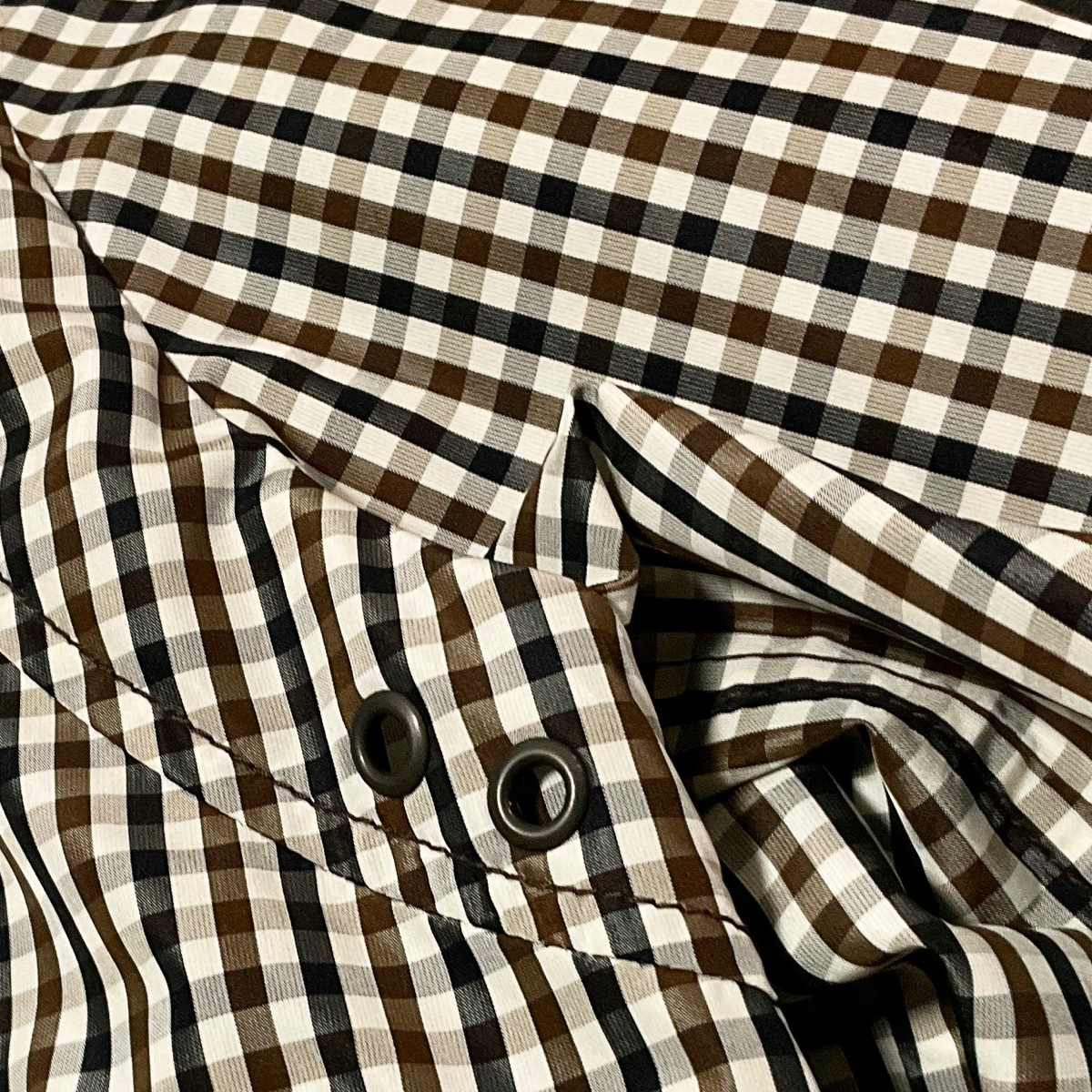 AQ25M 新品!12.6万 イタリア製 Aquascutum アクアスキュータム フード
