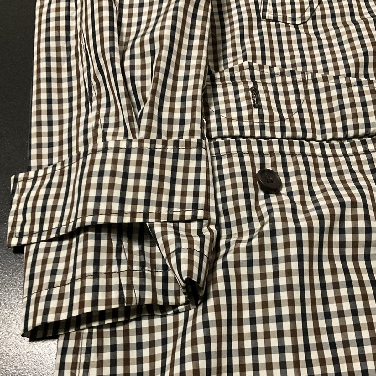 AQ25M 新品!12.6万 イタリア製 Aquascutum アクアスキュータム フード