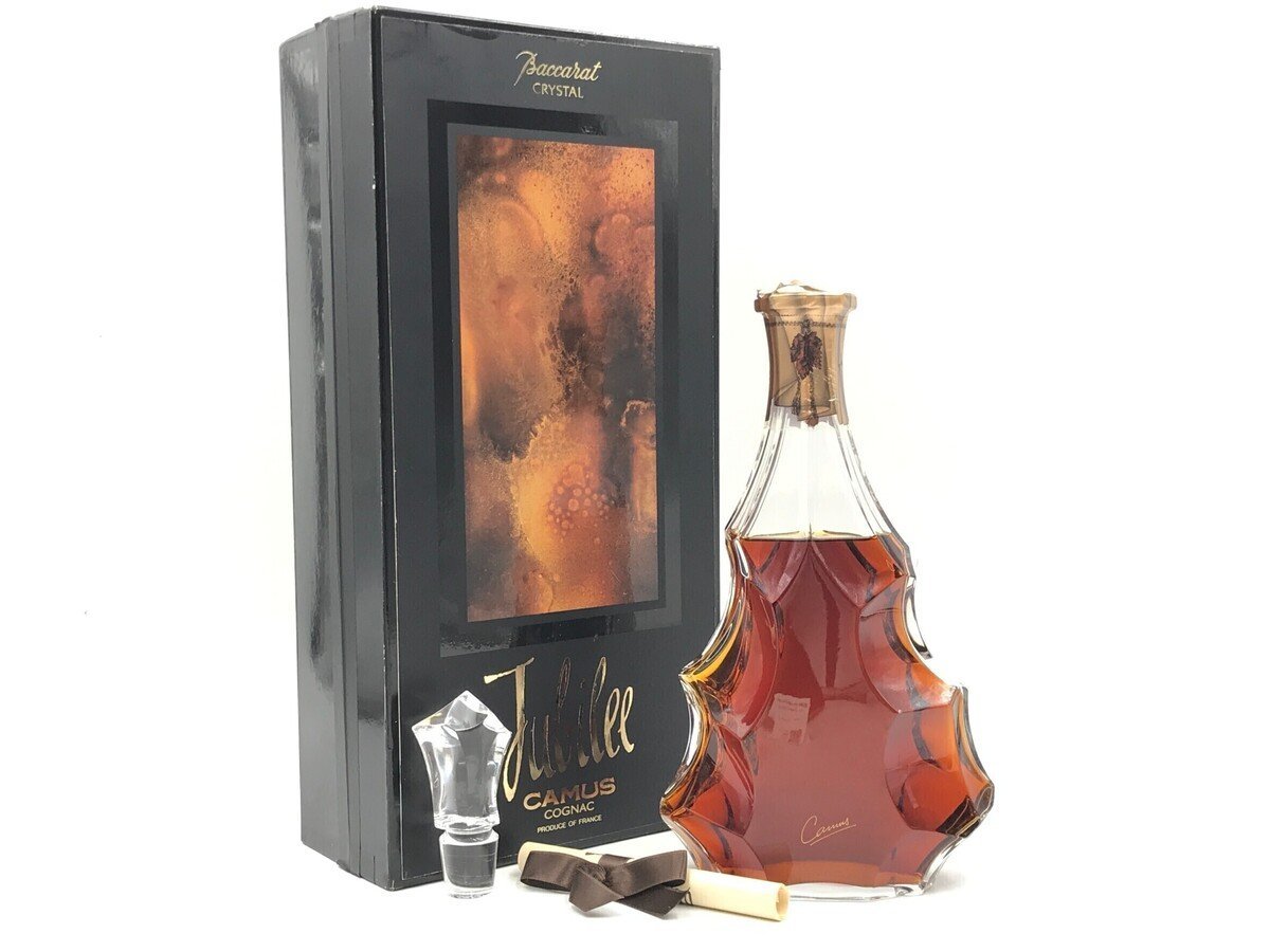 CAMUS カミュ Jubilee ジュビリー Baccarat Crystal バカラ クリスタル 旧ボトル コニャック ブランデー 700ml アルコール 40% 飲料 本体 ジュビリー バカラ クリスタルボトル
