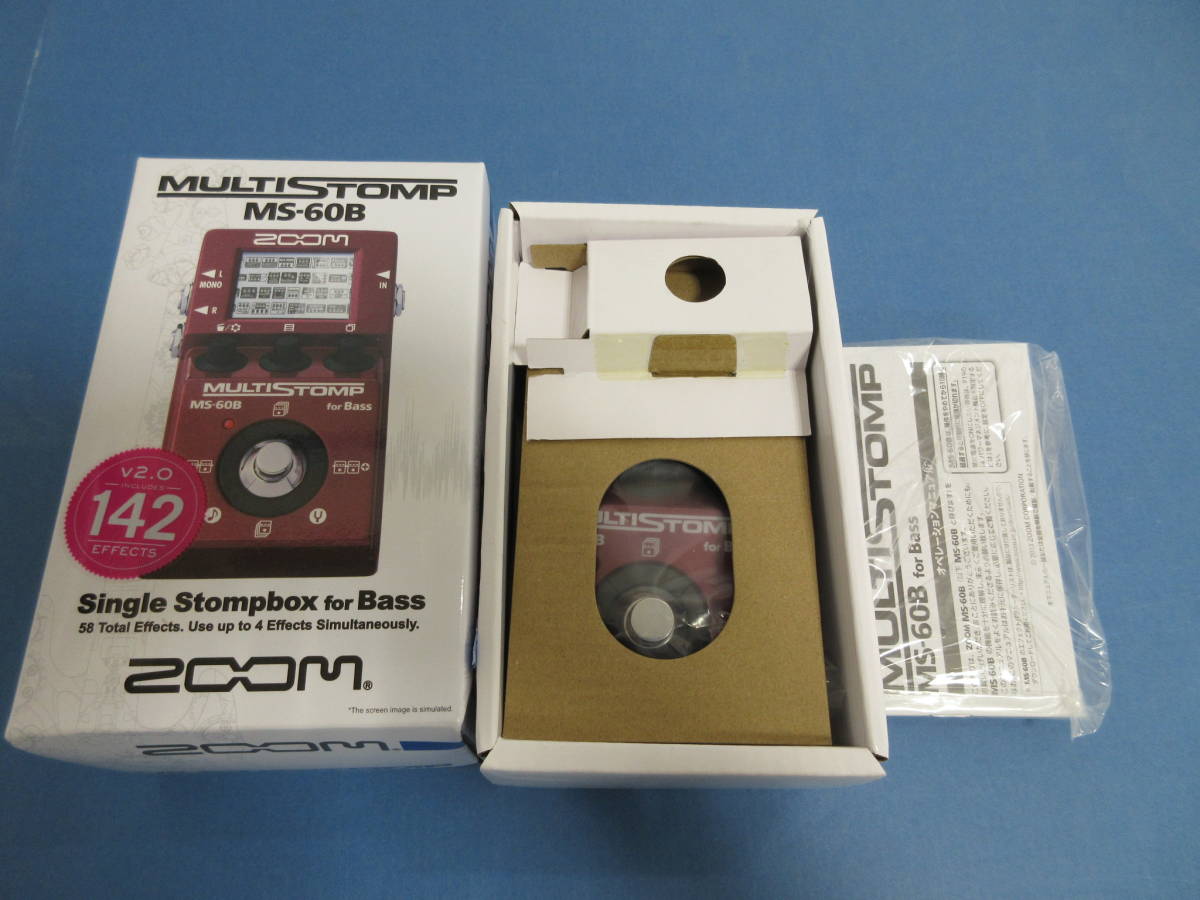 zoom MS60-B ベース用マルチエフェクター | signalstationpizza.com