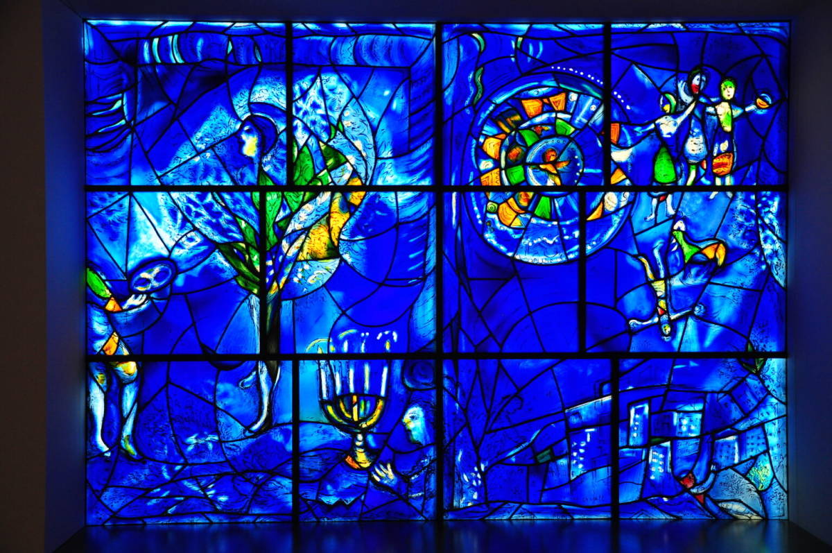 マルクシャガール　ステンドガラス　Marc Chagall  アメリカの窓