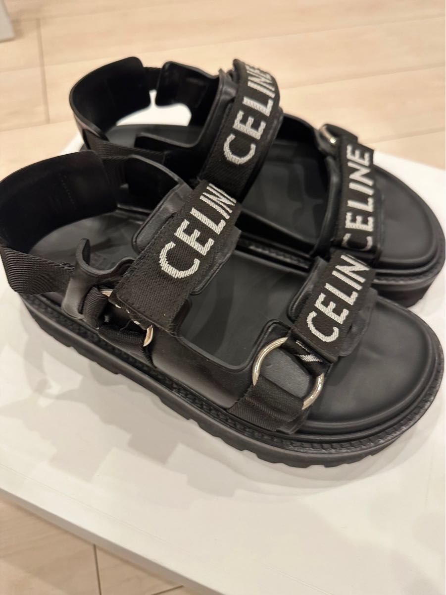 celine バルキー アウトドア サンダル カーフスキン PayPayフリマでは