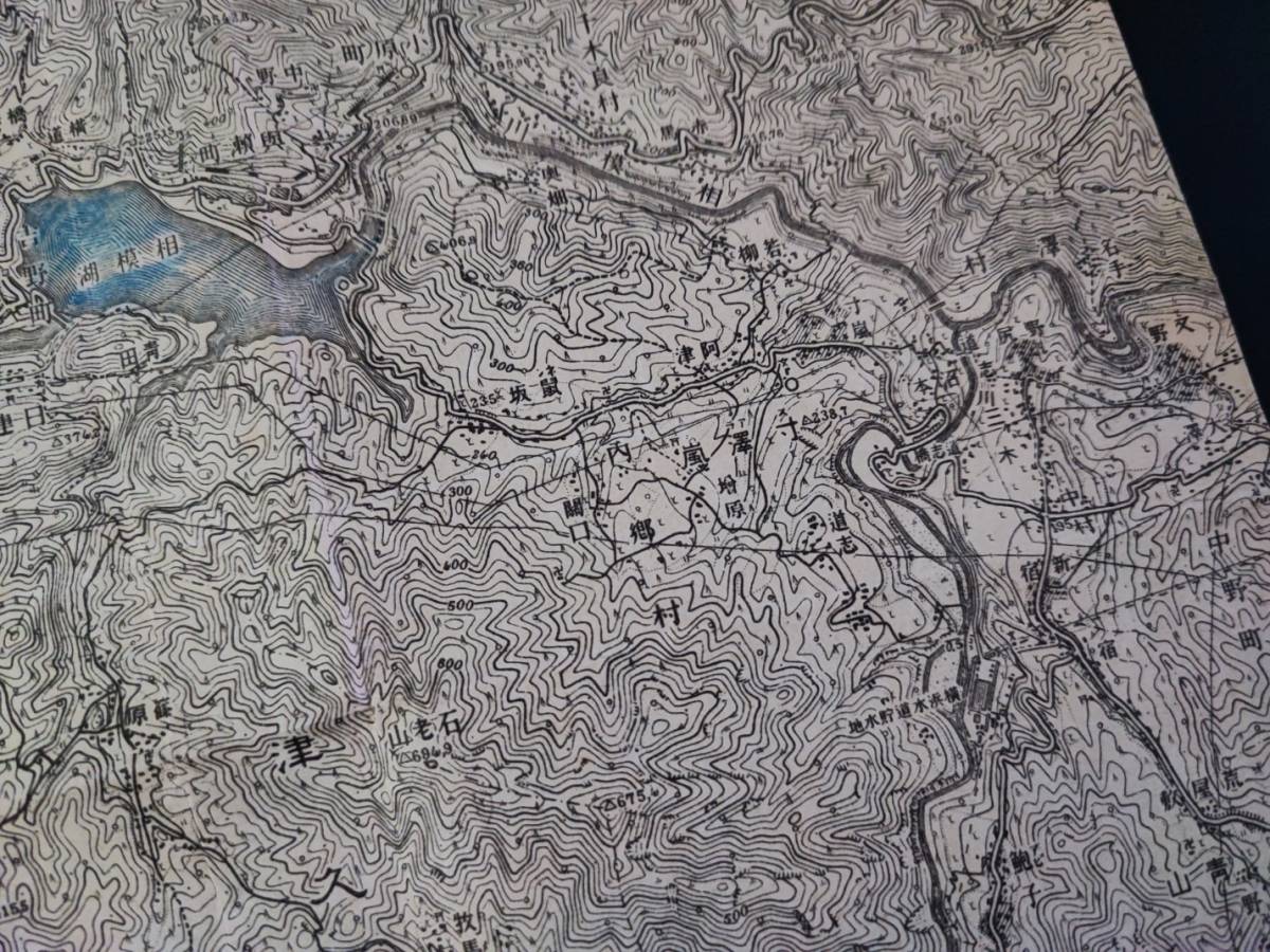 古地図【大正14年「山中湖」「上野原」（5万分の1）地図】2枚_画像8