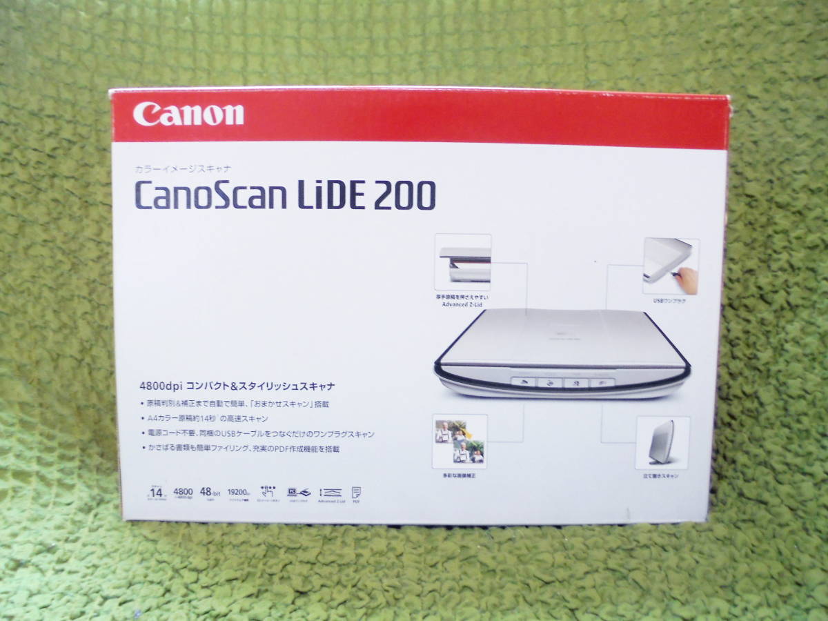 ◇ Canon カラーイメージスキャナ CanoScan LiDE 200 2924B001 未使用品