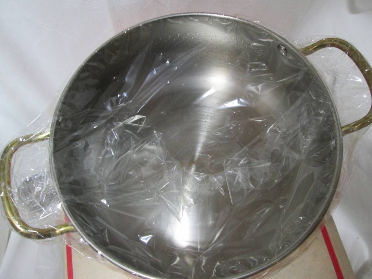純銅製 カレー＆シチューポット２３cm ガラス蓋付 鍋 クリヤマの画像4