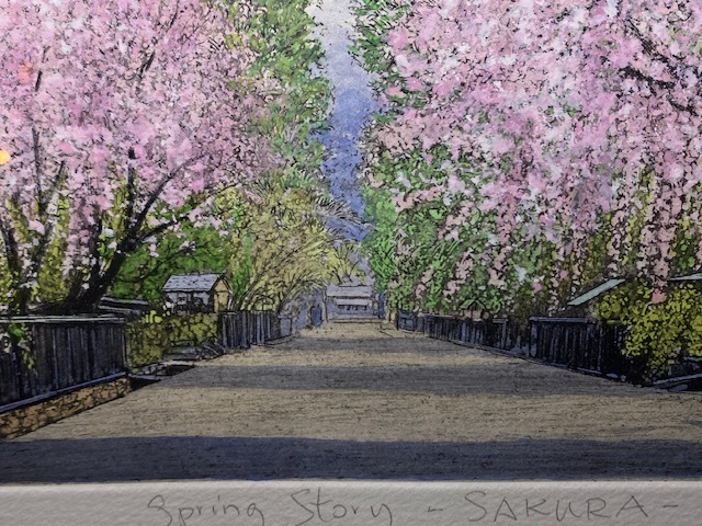 Carol Collette キャロル・コレット 銅版画 『Spring Story Carol Collette キャロル・コレット 銅版画 『Spring Story