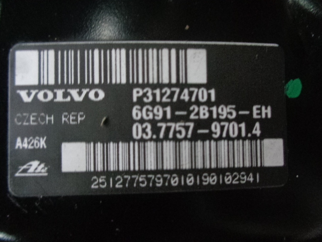  Volvo V70 2.5T BB5254W оригинальный тормоз главный цилиндр 