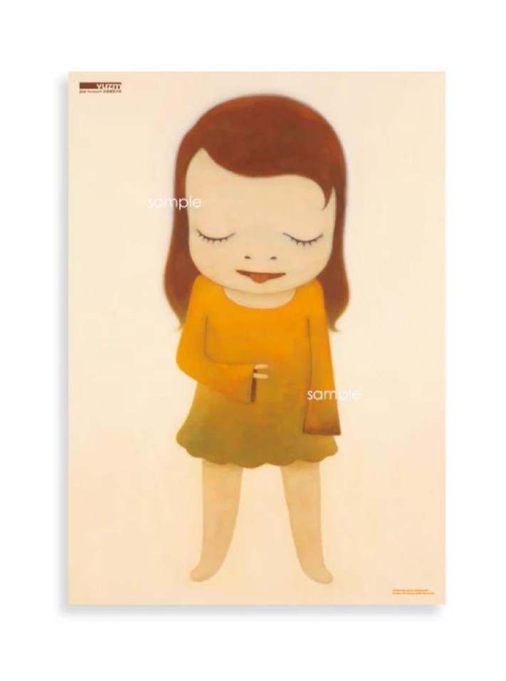 超希少 現代アート 奈良美智 2021年台湾企画展限定ポスター 新品未開封