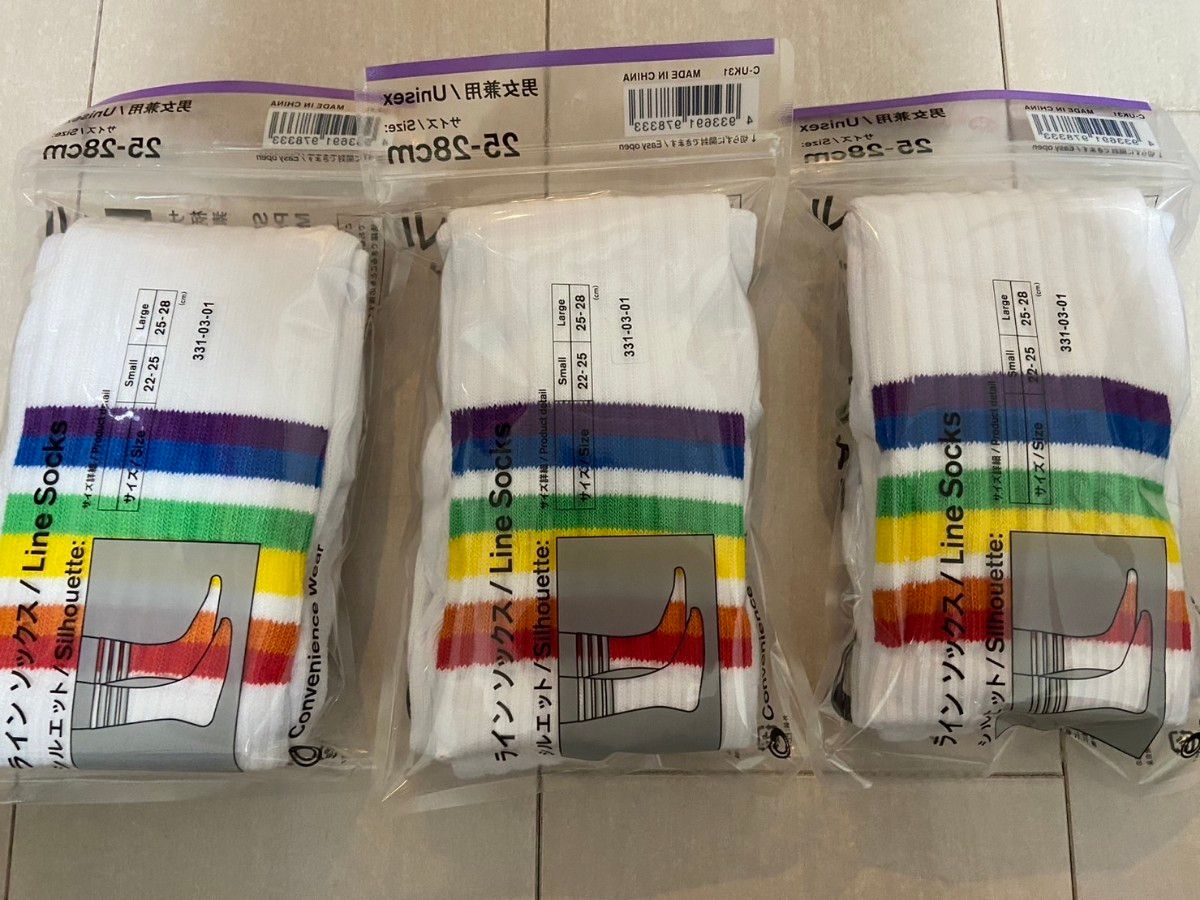⭐️送料込み⭐️ラインソックス ファミマ フジロックコラボ 25-28㎝ ソックス フジロック