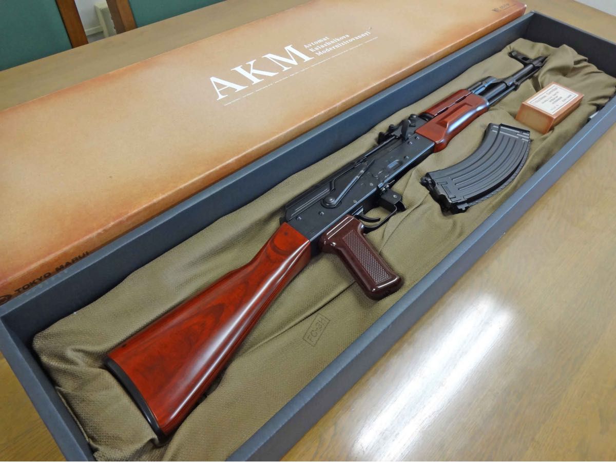 状態良好】東京マルイ AKM ガスブローバック マシンガン 18歳以上用