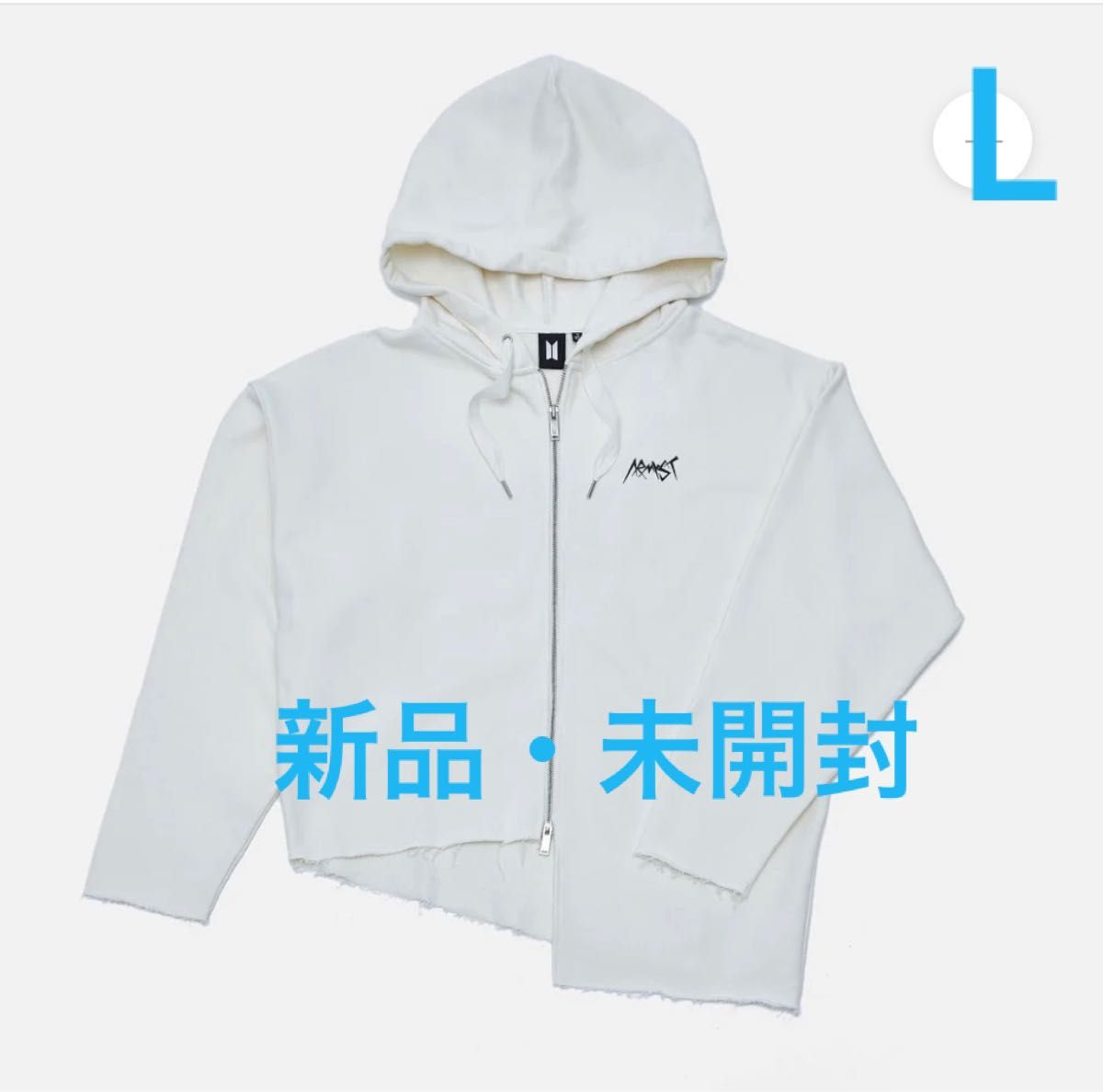 BTS アーティストメード ジョングク パーカーLサイズ ホワイト