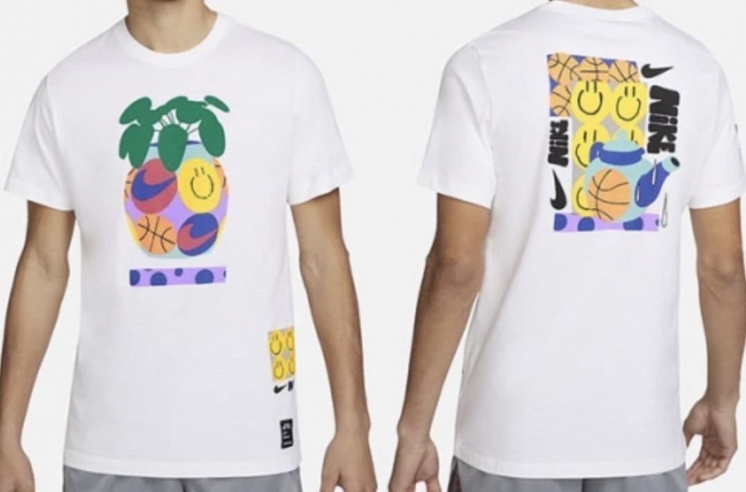 【新品 正規品】ナイキ NIKE Tシャツ 半袖 M ニコちゃん バスケットボール 白 ホワイト 送料一律230円_画像8