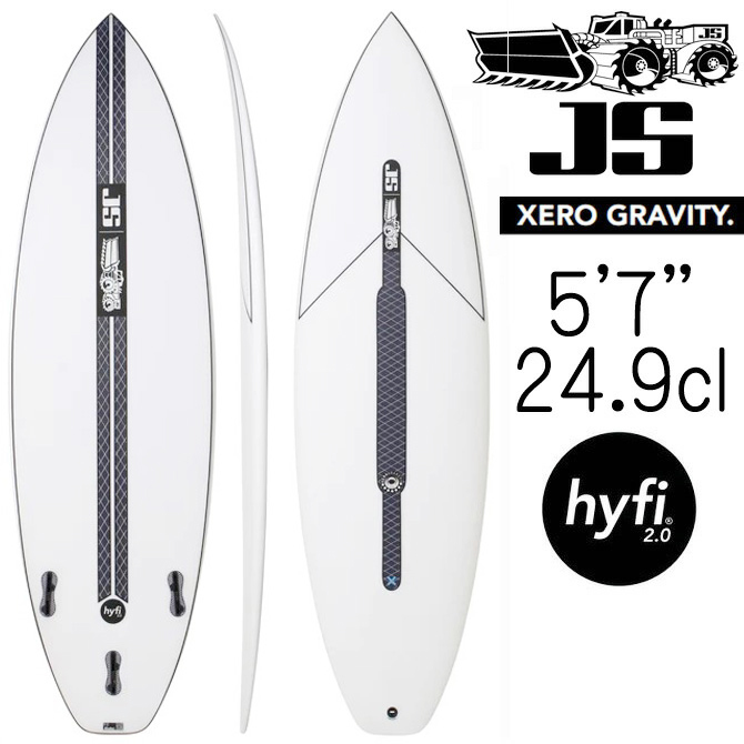 JS サーフボード ゼロ グラビティ ハイファイ2.0 EPS モデル 5'7×18 5/8×2 1/4 24.9L / JS Industries Xero Gravity Hyfi2.0 Model