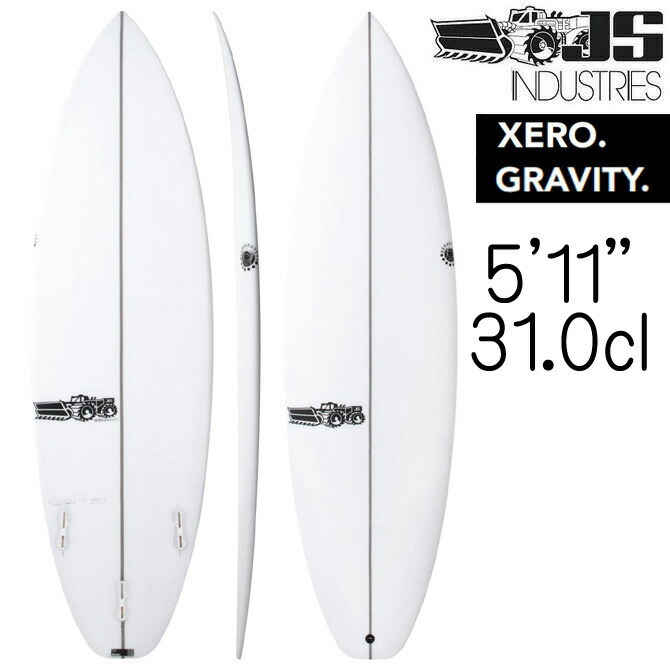 JS サーフボード ゼロ グラビティ モデル 5'11×19 1/2×2 1/2 31.0L / JS Industries Xero Gravity js-xerogra-511b_画像1