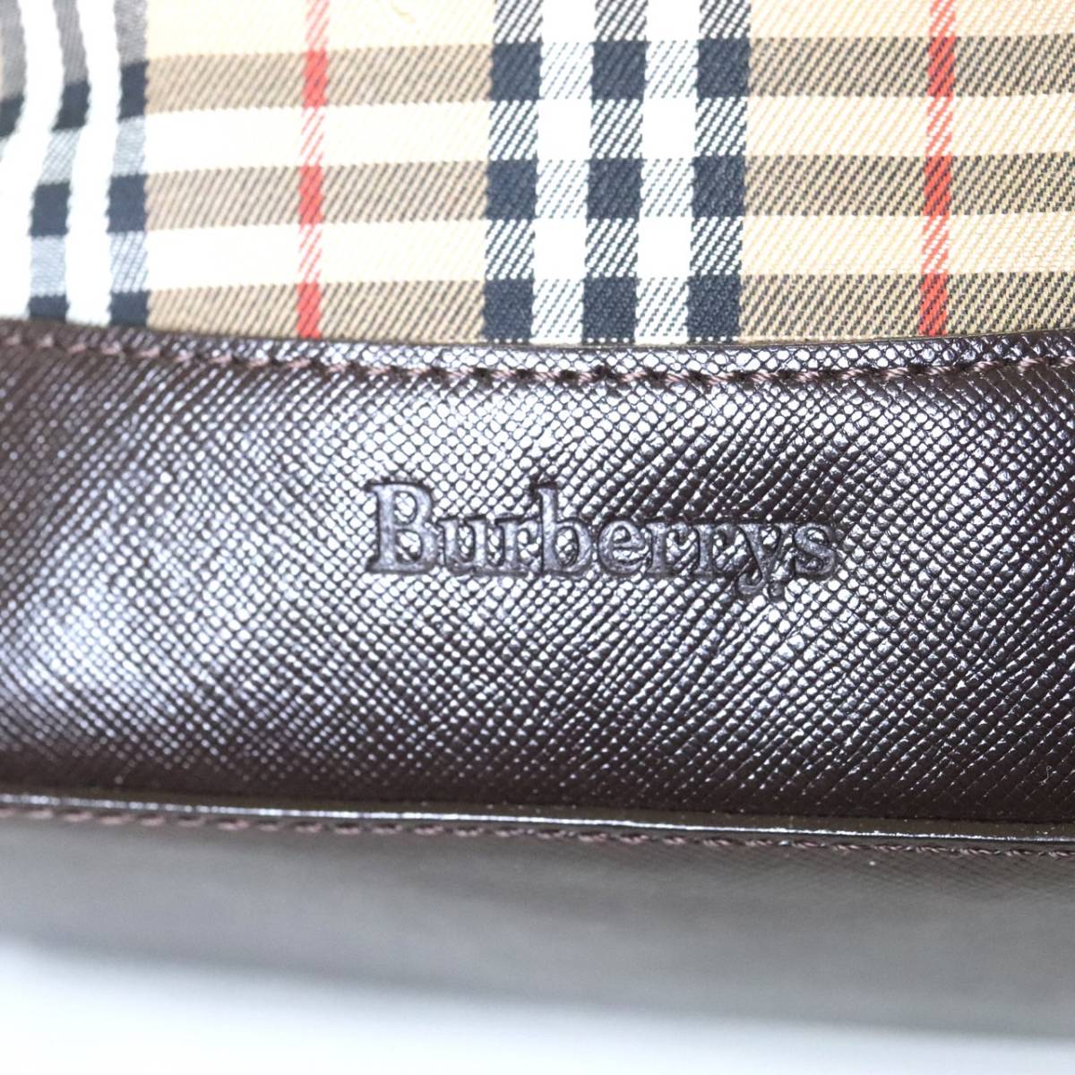 BURBERRY ノバチェック シャドーホース チャーム付 レザー ミニ BURBERRY ノバチェック シャドーホース チャーム付 レザー ミニ