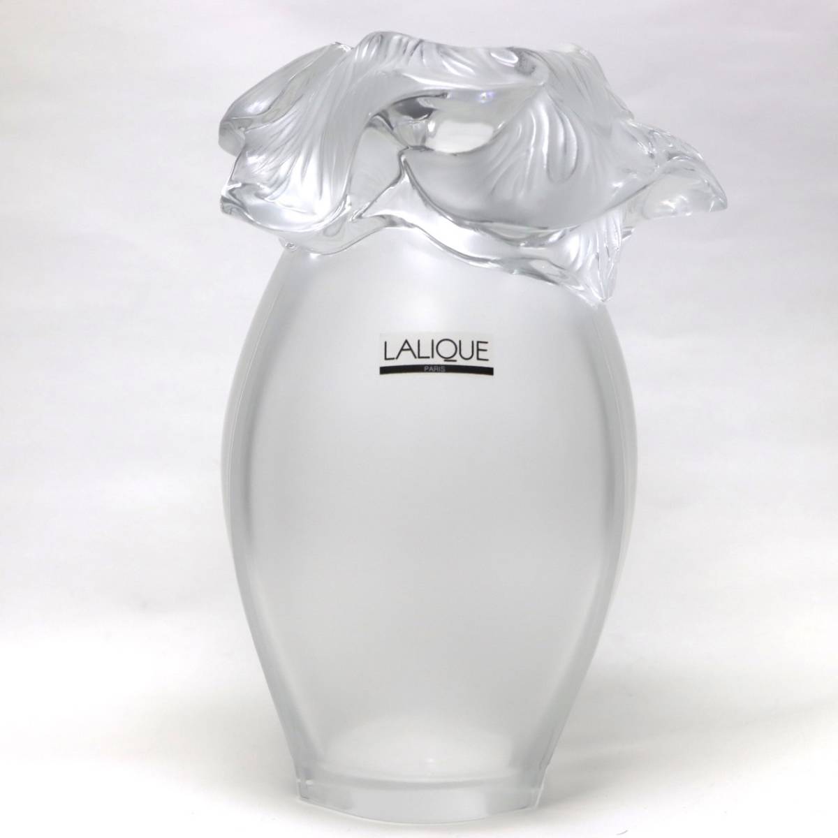 お気に入り】 LALIQUE ラリック 花瓶 セントバーツ フラワーベース 花