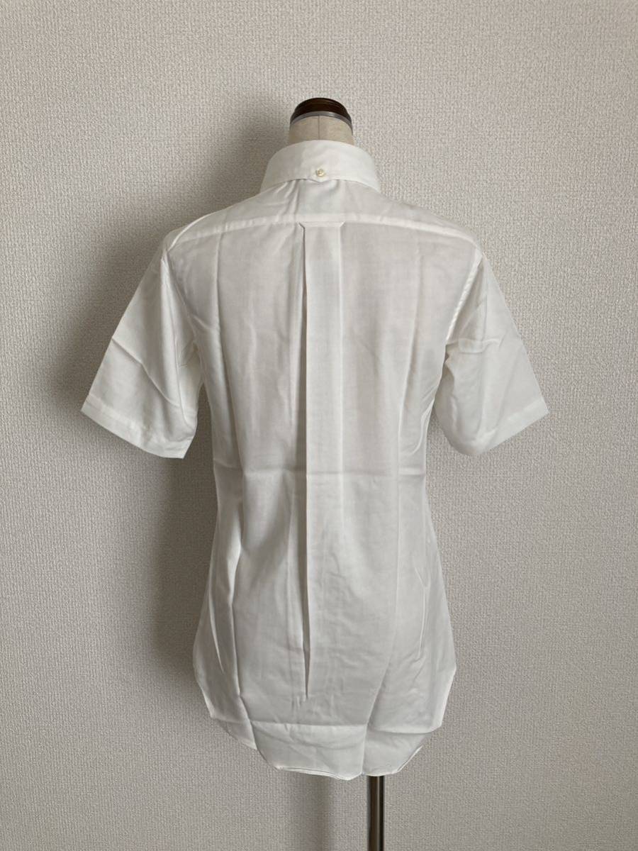 【VAN JAC】レディースワイシャツ サイズ36 無地 半袖BDシャツ IVY TRAD ヴァンヂャケット 小難 未使用品_画像5
