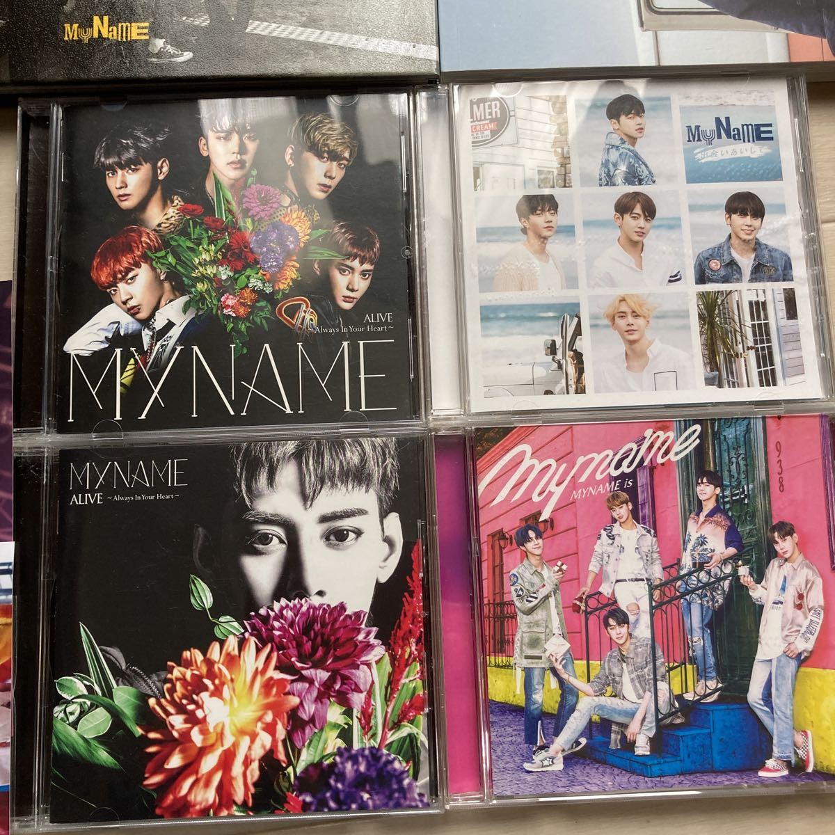 KPOP アイドル グループMYNAME 写真集2冊 CD4枚 セヨン写真2枚 セット ゆうパックお手軽版発送_画像4