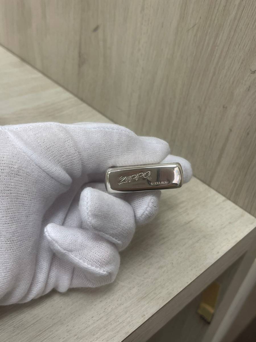 超綺麗品 ZIPPO ジッポー ストライプ スターリングシルバー ライター