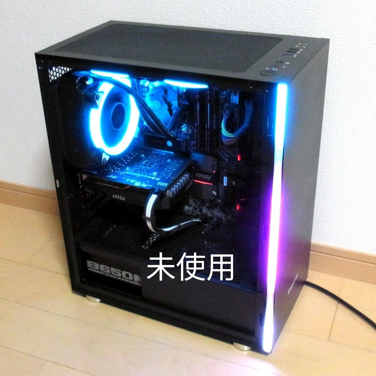 水冷 高性能ゲーミングPC 未使用 i5-9600K GTX1660 Super RGB制御