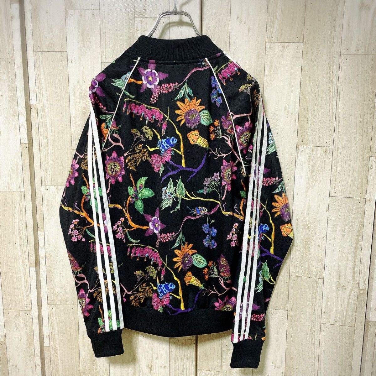 希少サイズ】adidas アディダス フラワーアート 花柄 総柄 希少サイズ】adidas アディダス フラワーアート 花柄 総柄