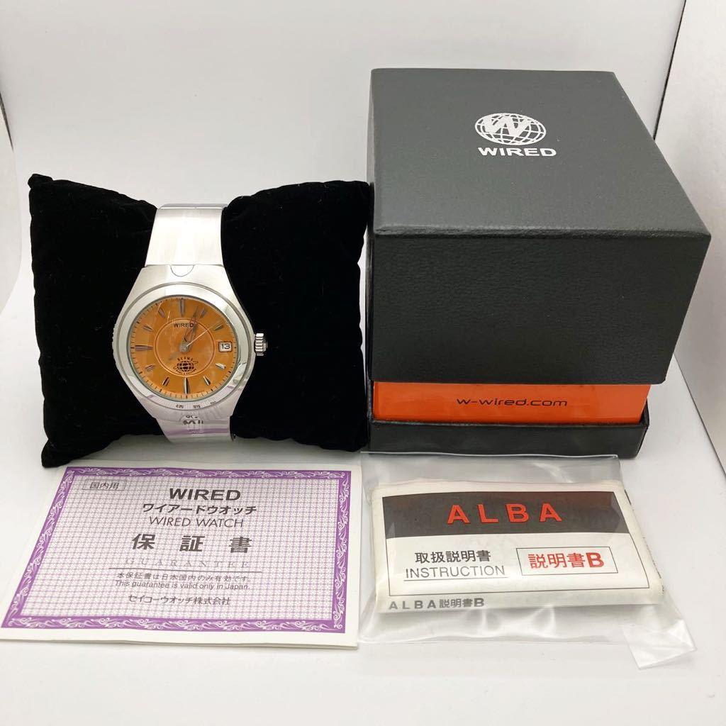 美品 電池新品 送料込 セイコー SEIKO ワイアード WIRED 多針 美品 電池新品 送料込 セイコー SEIKO ワイアード WIRED 多針