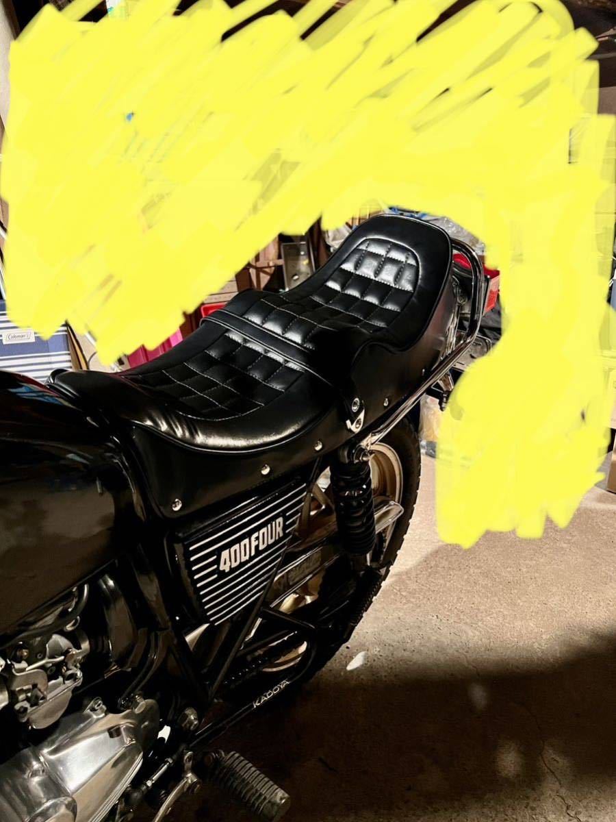 cb400f チョビ三 サムアップシート タックロールシート ヨンフォア