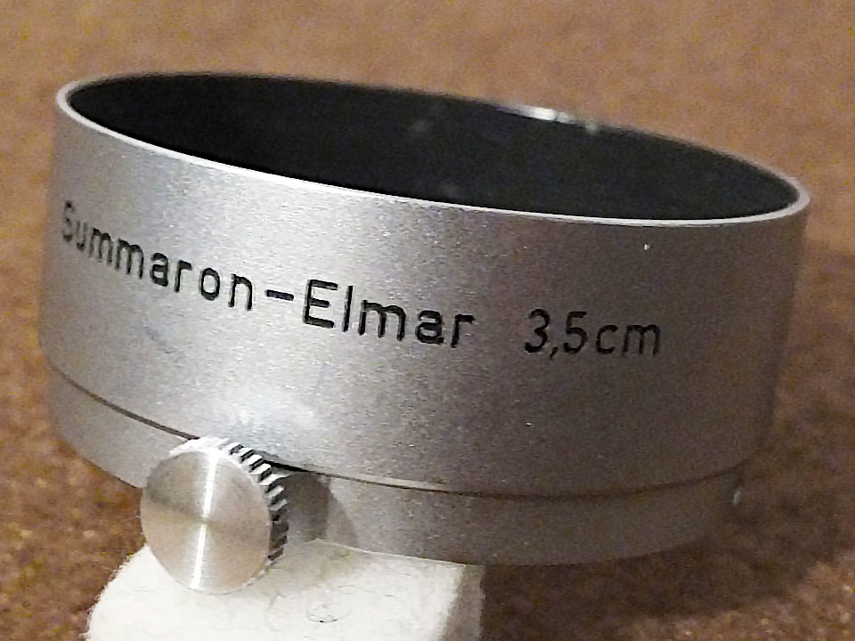 【中古】ライカ ズマロン/エルマー3.5cm用レンズフード FOOKH:Leica Lens Food FOOKH for Summaron-Eimar 3.5cm