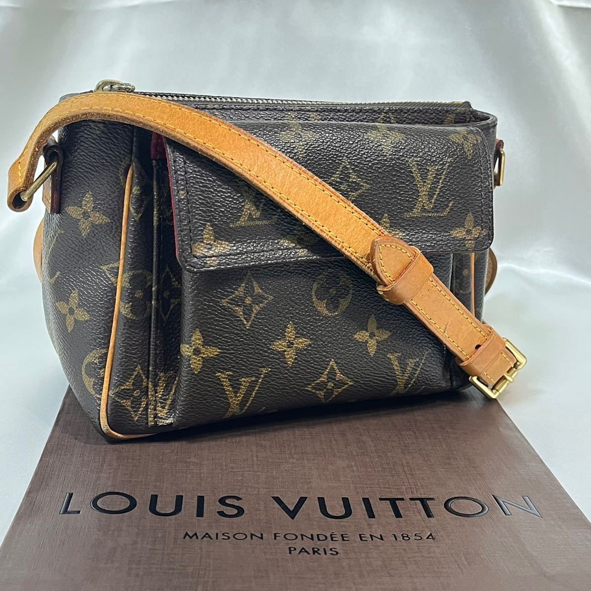 修理済】Louis Vuitton ルイヴィトンシャンティ モノグラム バッグ