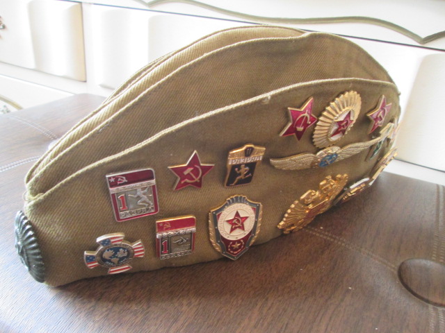 実物貴重！ロシア軍　制帽　ヴィンテージ　ソ連ソビエト /70's80'sオリジナル共産主義ミリタリードイツ軍イギリス米軍古着東欧秘密結社_画像8