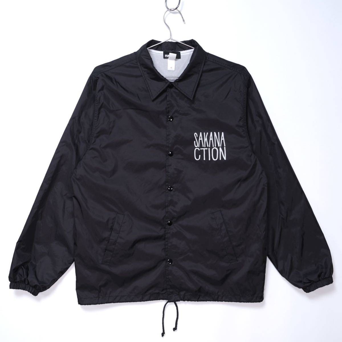 [ free shipping ]sa kana comb .n/sakanaction/NFSC SAKANAQUARIUM2015-2016 NFSC COACH JACKET/NFSC coach jacket / black /M size 