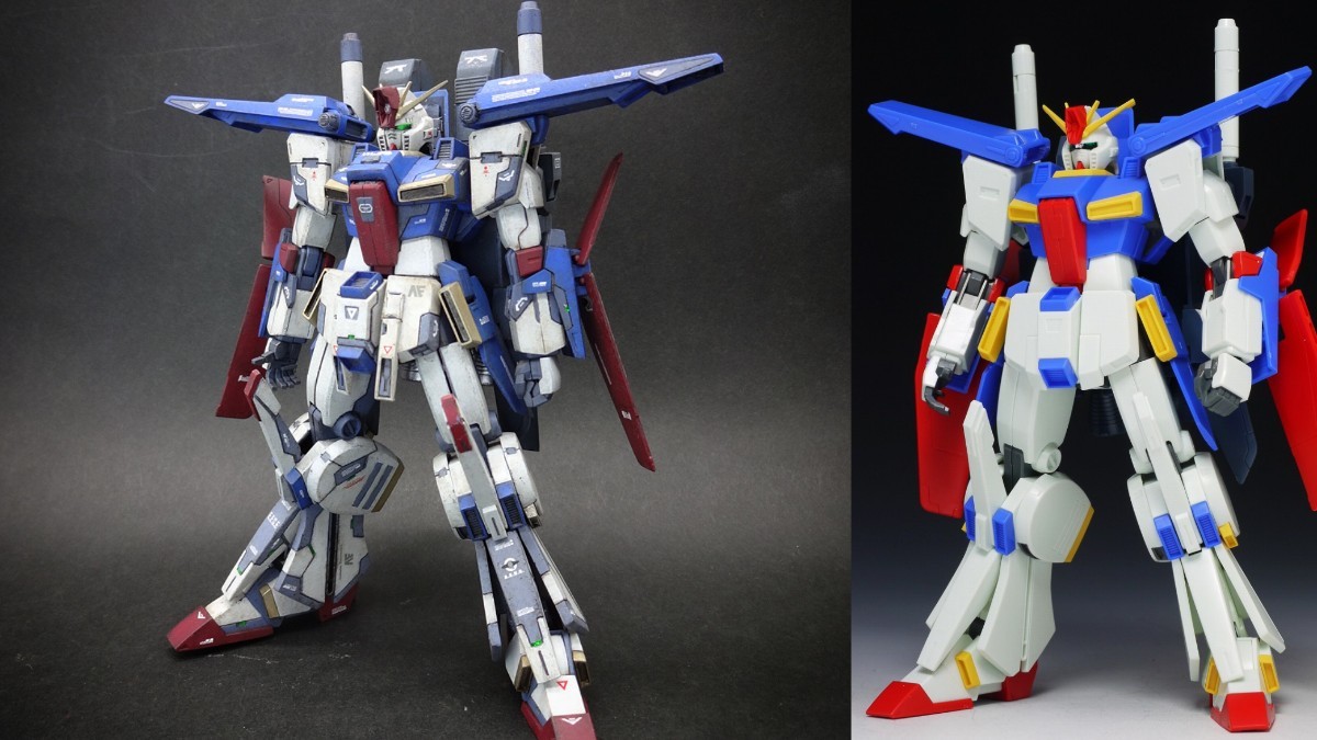 強化型ZZガンダム 徹底改修 塗装済み 完成品 HGUC ガンプラ完成品 機動