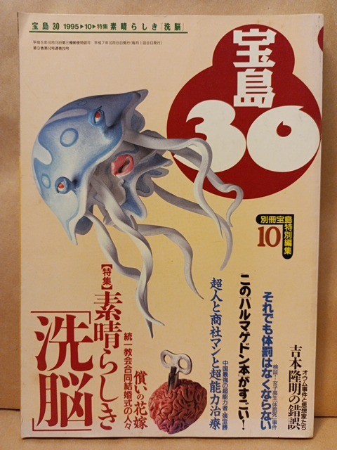 宝島30 1995.10月号/素晴らしき洗脳 償いの花嫁 統一教会合同結婚式の人々 吉本隆明の錯誤 それでも体罰はなくならない_画像1