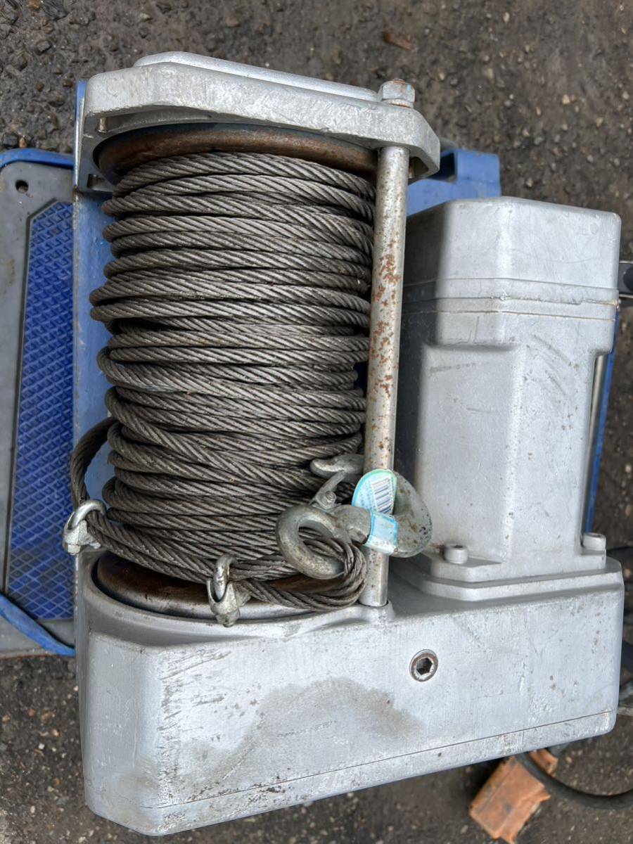 富士製作所 電動シルバーウインチ SX-205 ウィンチ 希少100V 富士製作所 電動シルバーウインチ SX-205 ウィンチ 希少100V