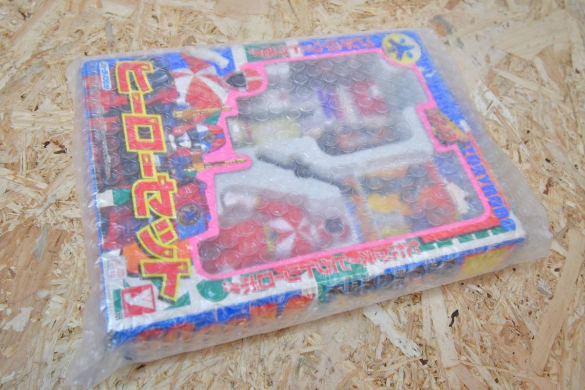 1999年　日本製　ユタカ　救急戦隊ゴーゴーファイブ　ヒーローセット　ビクトリーロボ　ソフビ人形　ソード　カード　未使用_画像10