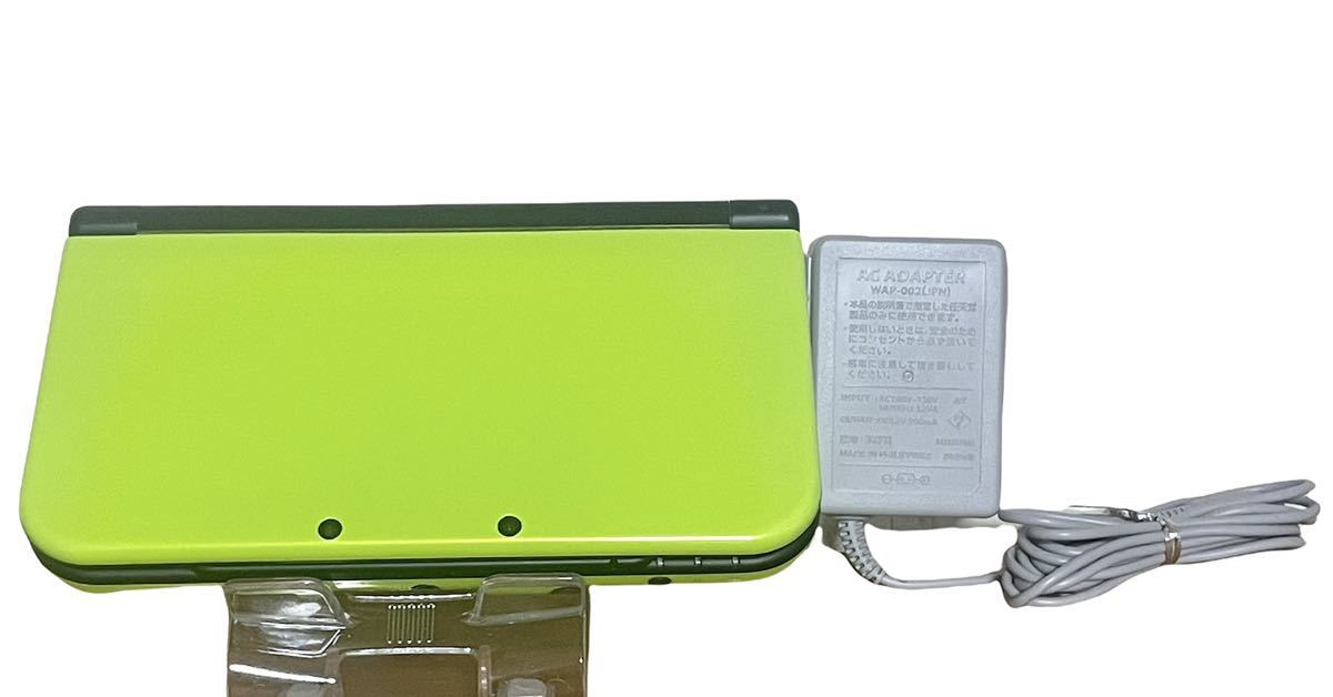 ♪中古極美品 任天堂 NEW ニンテンドー 3DS LL ライム＆ブラック 本体と社外充電器のみ♪ Newニンテンドー3DS LL Nintendo 