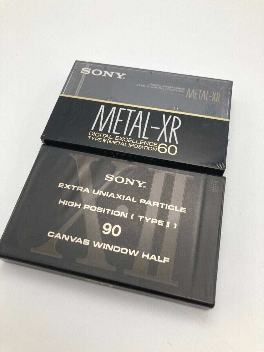 SONY METAL-XR60 & Highposition VⅡ90 ソニー メタル,ハイポジションカセットテープセット 未開封 #2206ey-i487_画像2