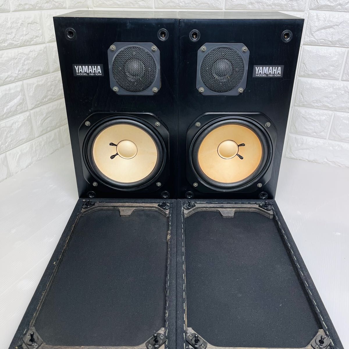 【希少 】 YAMAHA ヤマハ スピーカー ペア NS-10M テンモニ 2way シリアル同番 L/R ビッグベン
