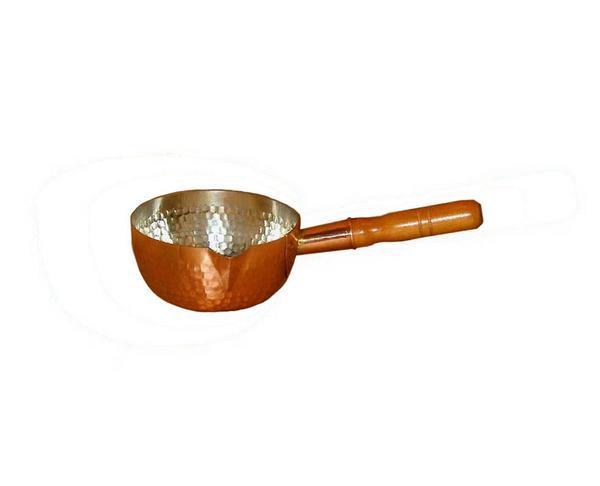有名なブランド 銅製鎚目雪平鍋片手鍋約径１８ｃｍ１.１Ｌ板
