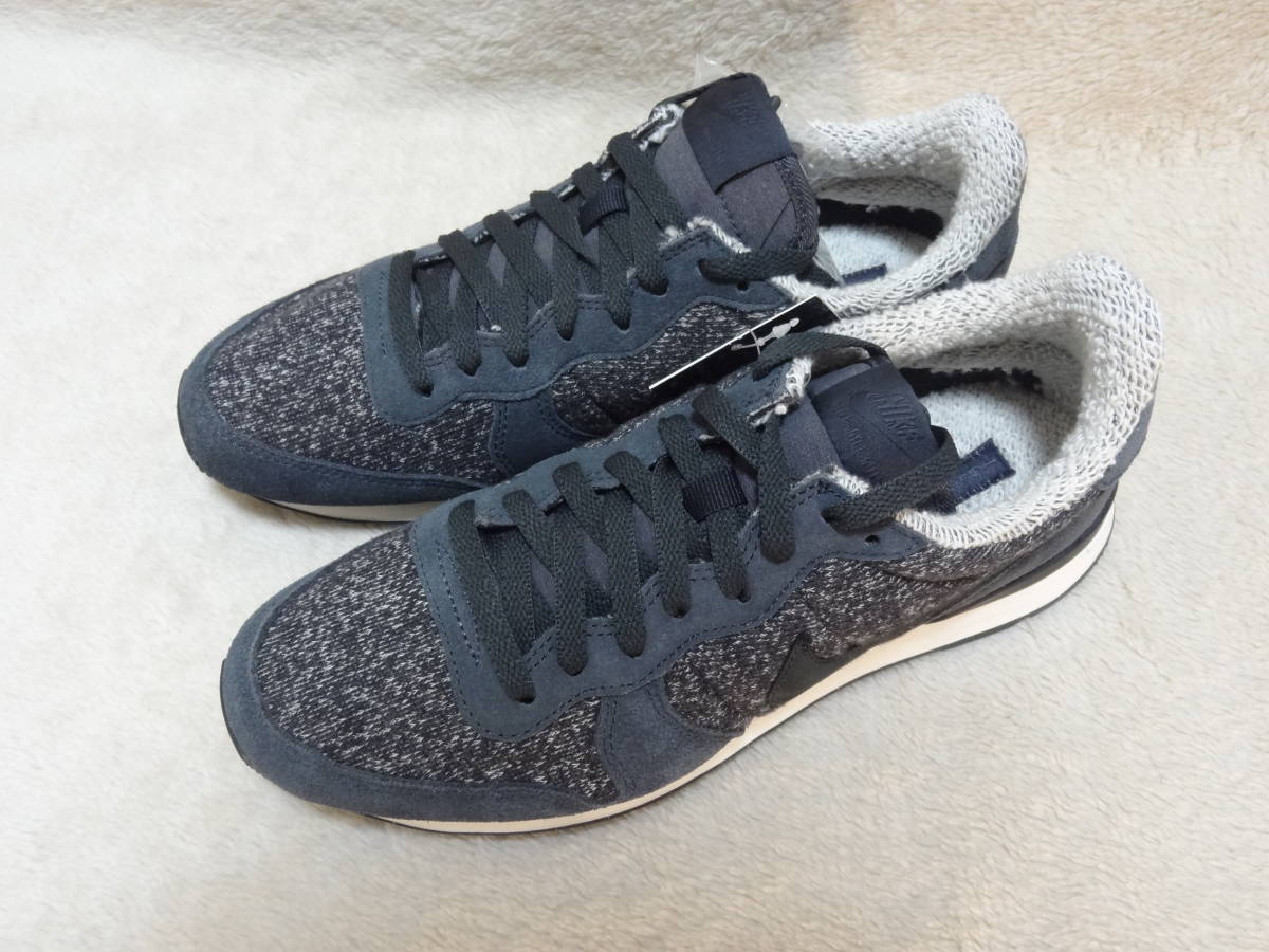 国内正規 NIKE LOOPWHEELER INTERNATIONALIST PRM QS ANTHRACITE 27cm US9 未使用新品 ループウィラー インターナショナリスト ゴマシオ_画像5