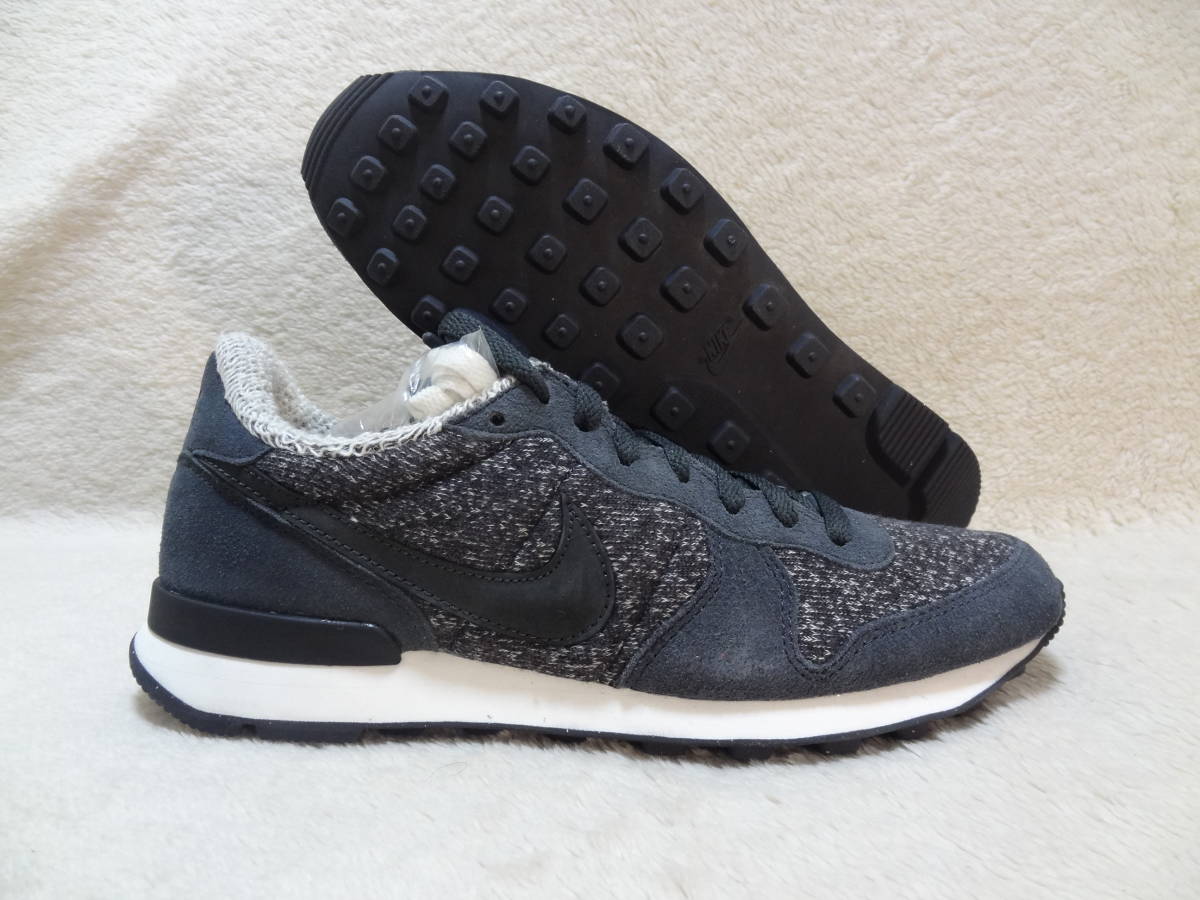 国内正規 NIKE LOOPWHEELER INTERNATIONALIST PRM QS ANTHRACITE 27cm US9 未使用新品 ループウィラー インターナショナリスト ゴマシオ_画像3