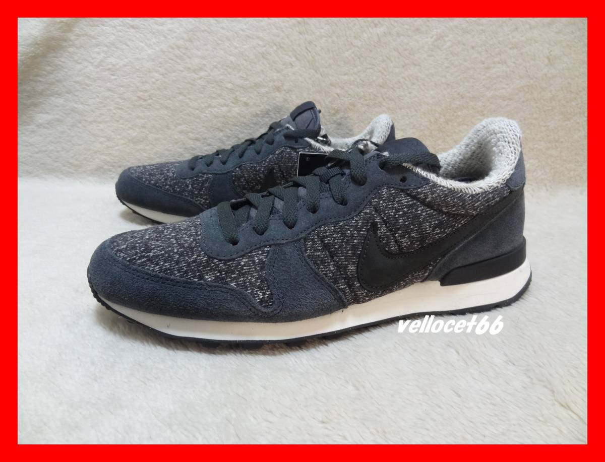 国内正規 NIKE LOOPWHEELER INTERNATIONALIST PRM QS ANTHRACITE 27cm US9 未使用新品 ループウィラー インターナショナリスト ゴマシオ_画像1