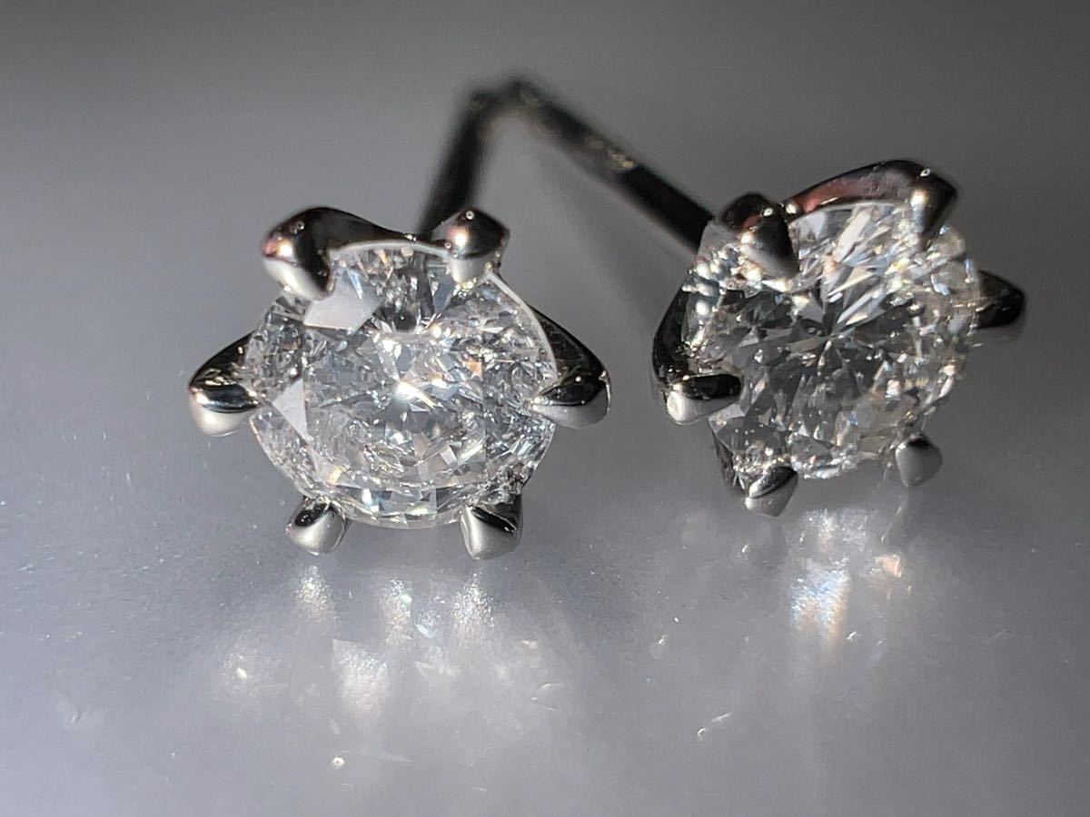 「激安卸」PTダイヤモンドピアス 0.14ct0.14ct KS3904 YB_画像10