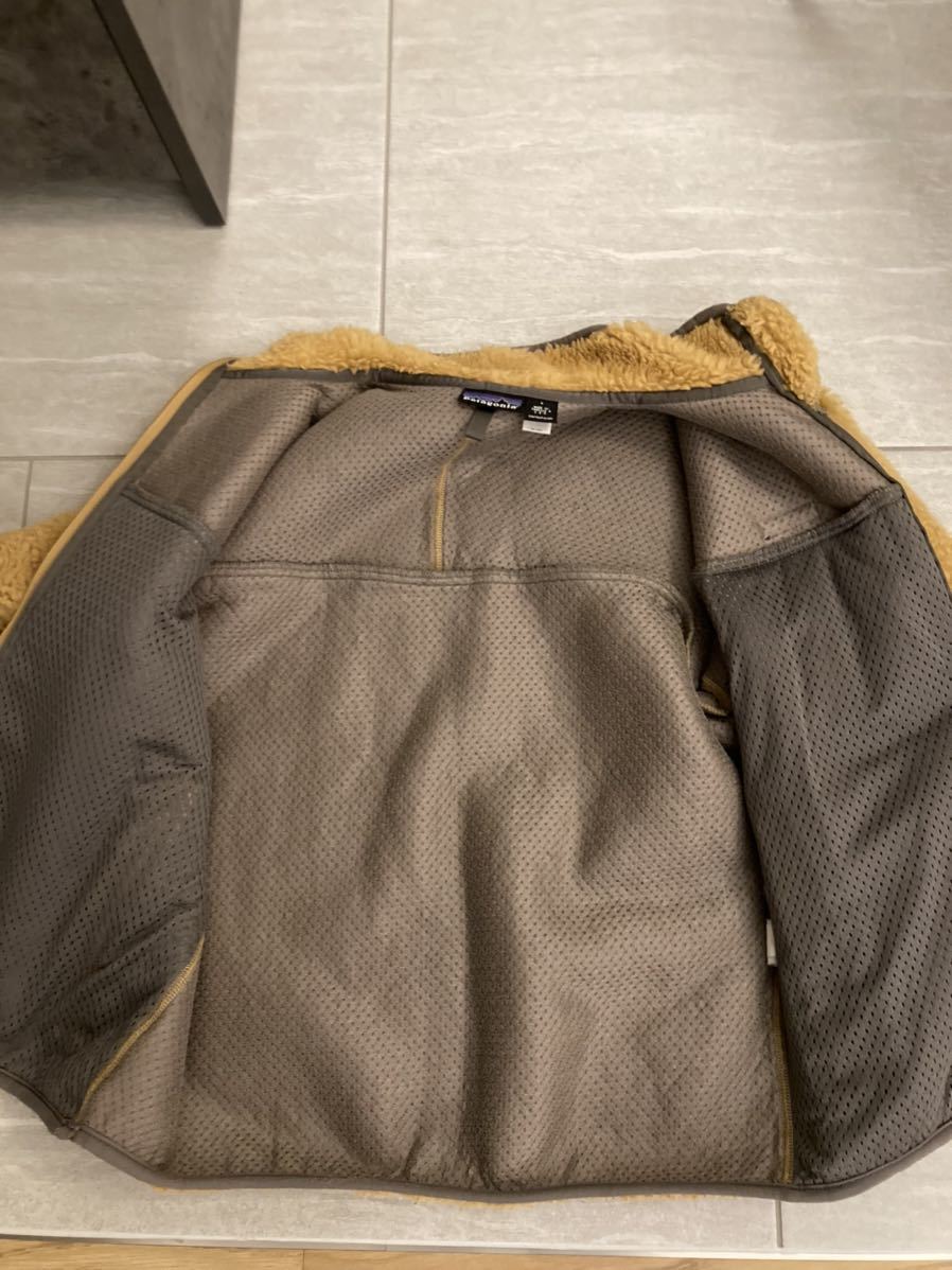 美品 02年パタゴニア Patagonia レトロカーディガン テキーラゴールド