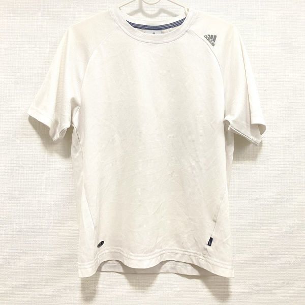 adidas アディダス 半袖Tシャツ スポーツウェア ホワイト◎14-30