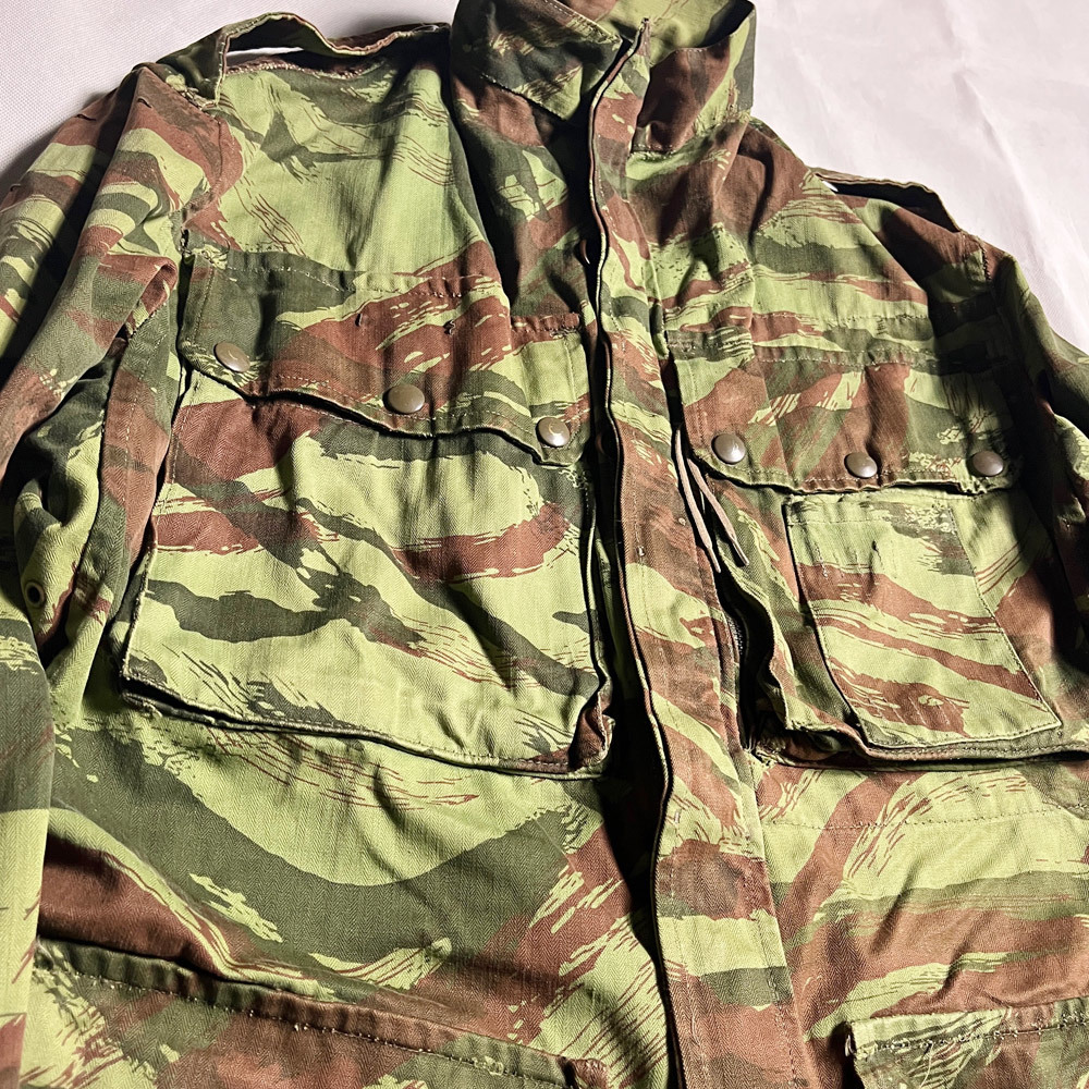  mint! 50\'s France army TAP47 TAP 47/56palato LOOPER jacket empty . squad Lizard duck MINT 22 FRENCH ARMY PARATROOPER JACKET put on 
