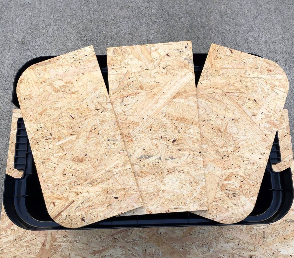 トラスコ トランクカーゴ ５０Ｌ ３枚組天板 オリジナル作製テーブル 焚き火 アウトドア｜PayPayフリマ
