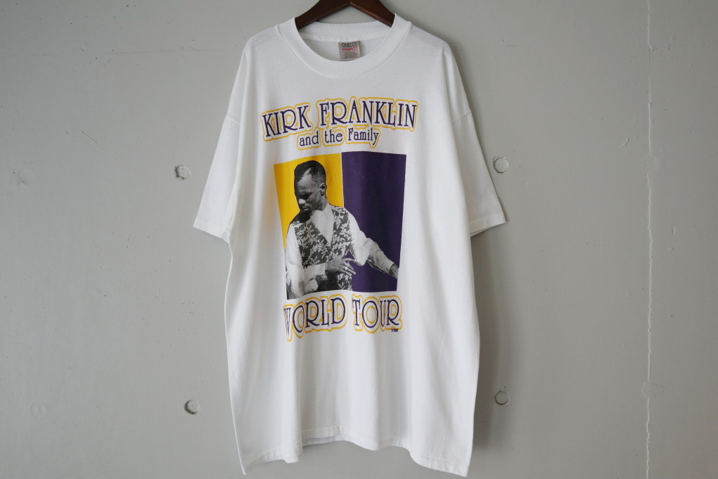 90s Kirk Franklin and the Family Stomp XL ツアー Tシャツ カークフランクリン ゴスペル Hip Hop ヒップホップ ラップ Rap ヴィンテージ