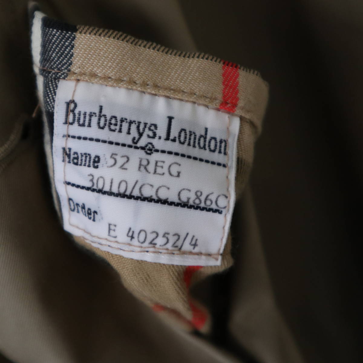 [希少!玉虫]80s Burberrys Cotton 100% バーバリー バルマカーンコート ステンカラー England イギリス製 ヴィンテージ コットン 90s 綿_画像6
